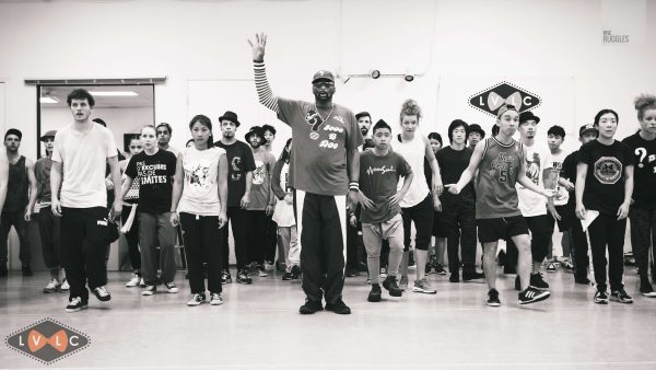 Image of people dancing during the las Vegas Locking Camp